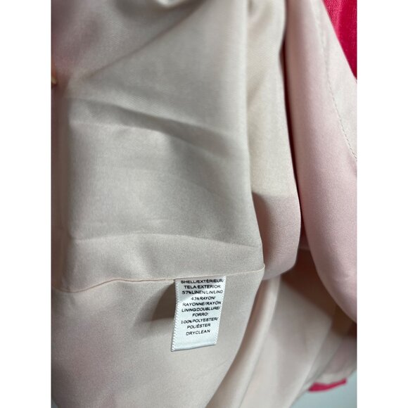 Loft Dress Womens 0 XS Sundress Pink White Striped Sleeveless Fit Flare Work - Picture 9 of 13